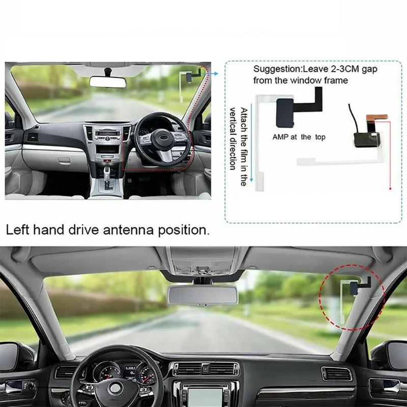 Advance Car DAB+ Radio Receiver USB Interfaces SMA Antenna for Clear Sound Reception Long Lasting Use Quick Installation