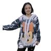Hooded Mink Velvet Sweater, Rhinestone Minnie Design, Plus-Size, Warm Knitwear for Women, Spring/Autumn/Winter Style
