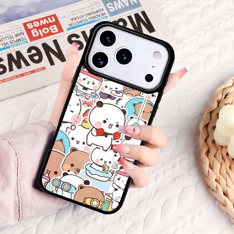Cute BuBu DuDu Phone Case For IPhone 17 16e 15 14 13 12 11 Pro Max Air Mini Soft Protective Cover