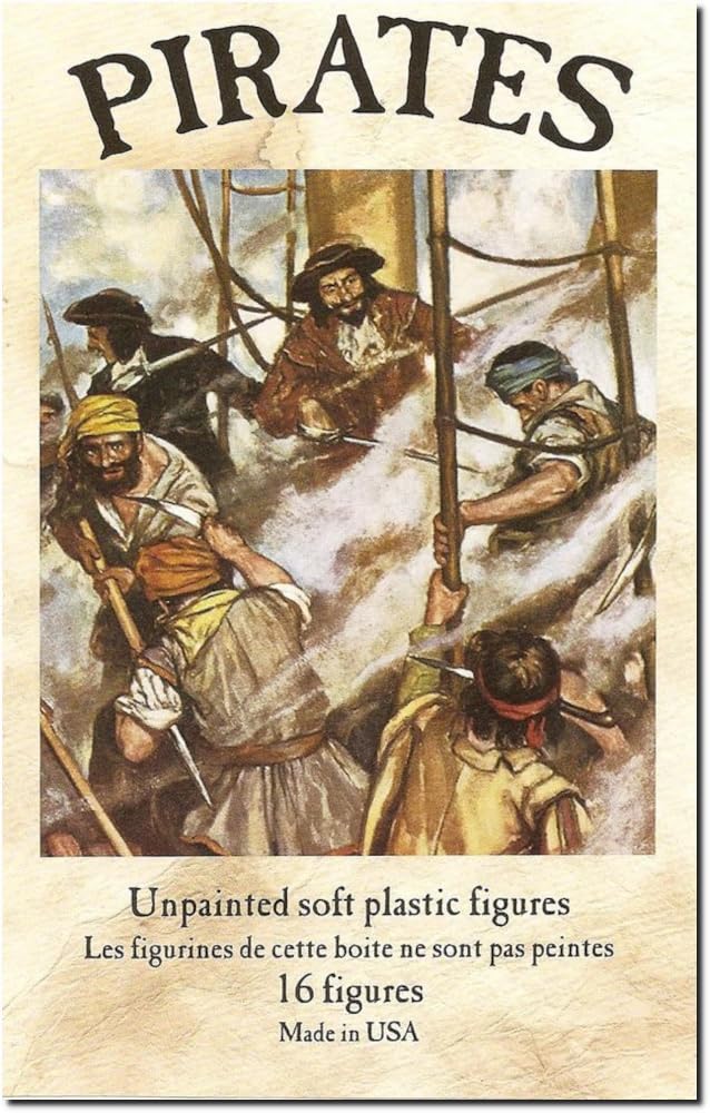 

Platz Glenco Model Pirates Plastic Model GM02204 1/32 16-piece (People)