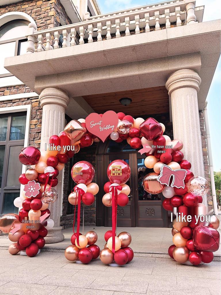 Wedding Celebration Balloon Arch Decoration Stand for Bridal Room & Birthday Party