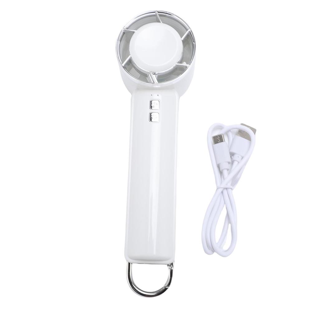 Portable Handheld Fan 5 Speed USB Rechargeable Cool Wind Hand Fan with Mountaineering Clip