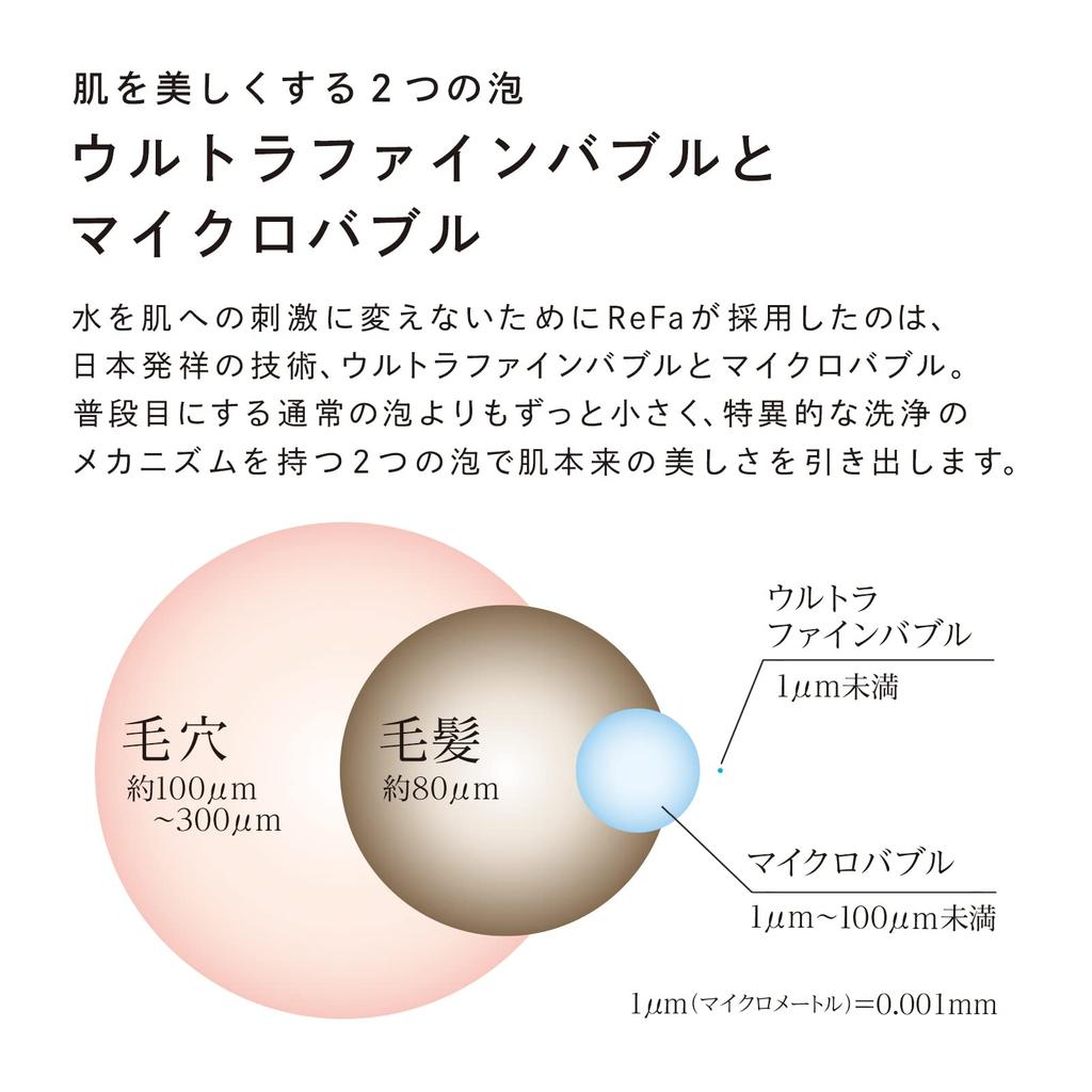 [Official Store Exclusive] ReFa FINE BUBBLE DIA Head Size 150mm