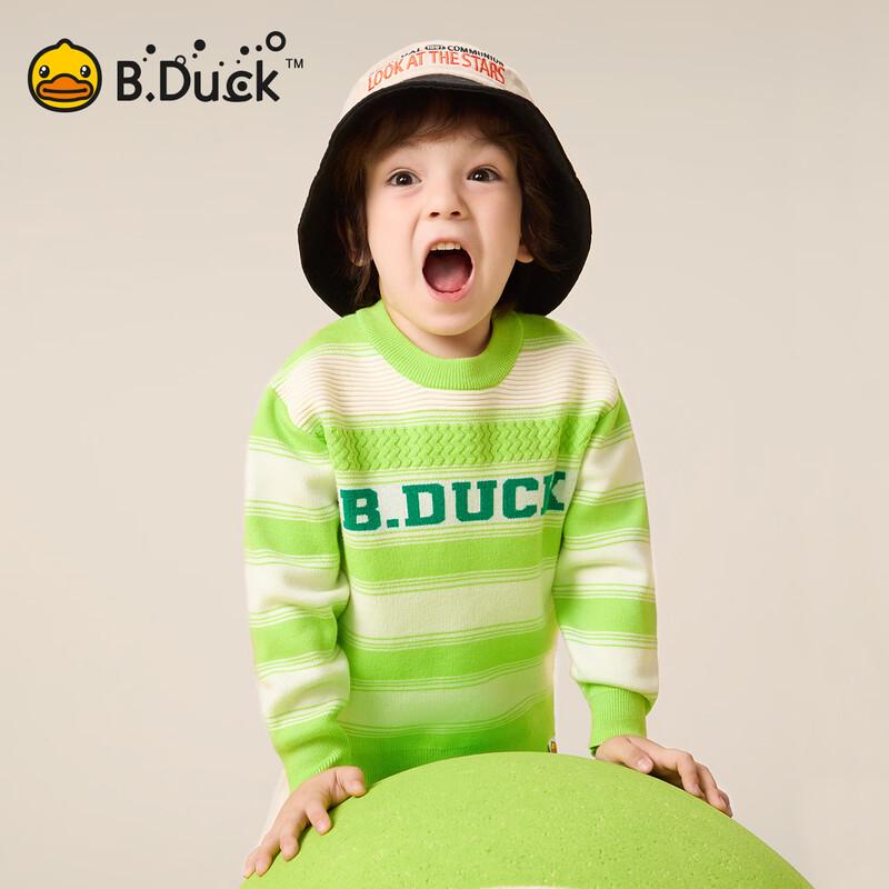 B.Duck Boys' Cartoon Pullover Sweater
