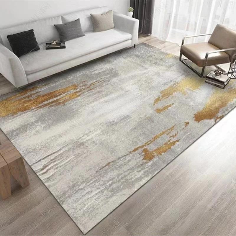 Modern Minimalist Carpets for Living Room Japanese-style Bedroom Decor Abstract Carpet Home Grey Floor Mat Study Large Area Rug