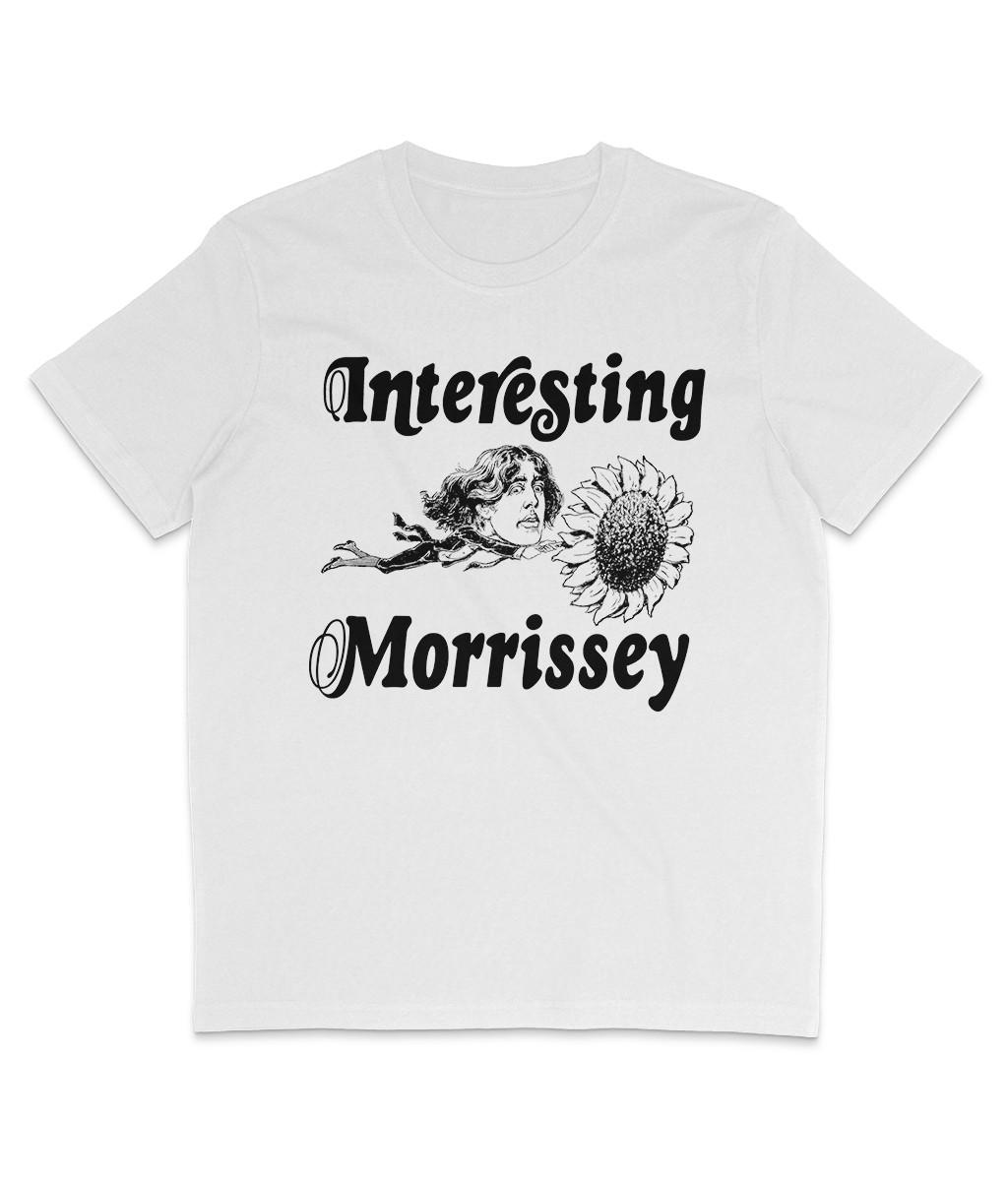 Interesting Morrissey - Promo - 1989 - Black Text - Organic T-Shirt Mens Womens Tees Top - The Smiths 4XL