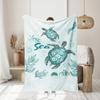 Cozy Flannel Throw Blanket Soft Warm Blanket for Couch Bed All-Season Cozy Lightweight Breathable Blankets Home Decor Gifts