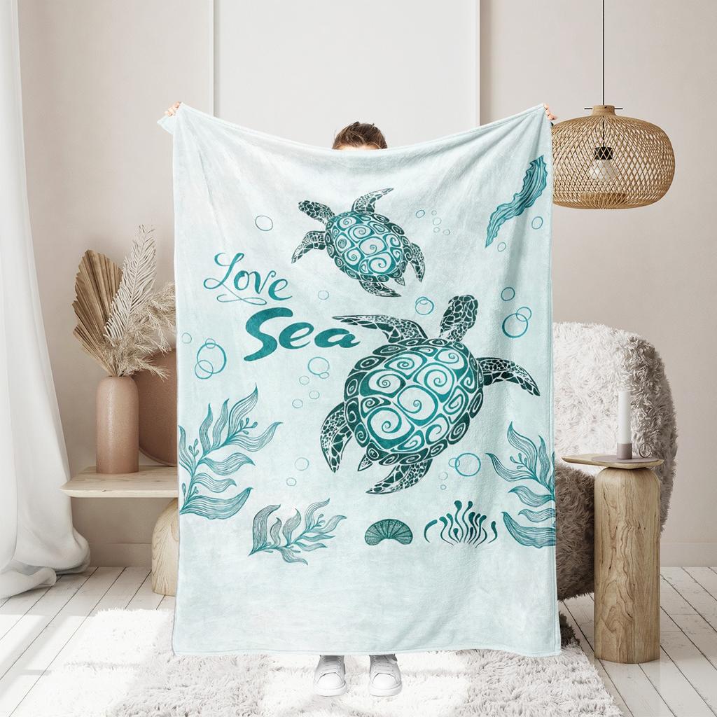 Cozy Flannel Throw Blanket Soft Warm Blanket for Couch Bed All-Season Cozy Lightweight Breathable Blankets Home Decor Gifts