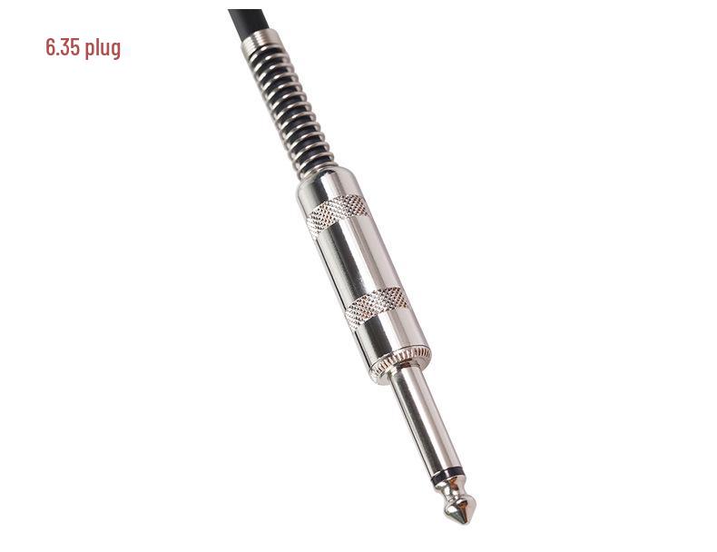Gold-Plated USB to 6.35mm Electric Guitar Double Shielded Noise Reduction Cable