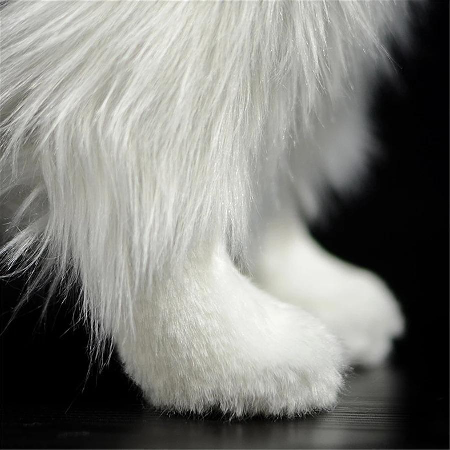 Border Collie Hohe Treue Anime Niedlicher Plüschtier Schäferhund Plüschtiere Lebensechte Tiere Simulation Stofftier Kawaii Spielzeug Geschenke