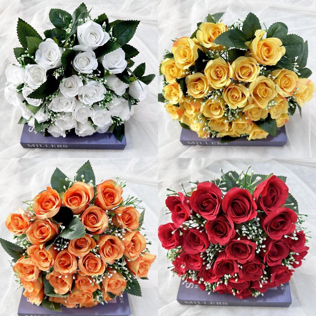 Imitation Rose Flower Collection For Wedding Venue Decoration Photography Prop Home Decoration