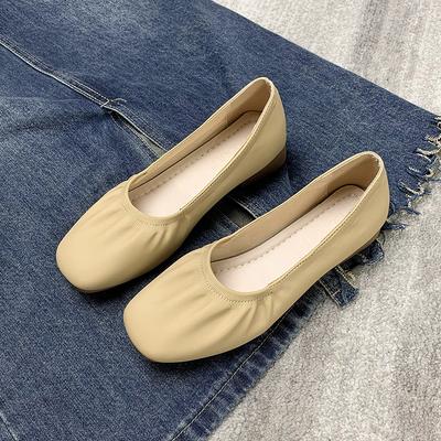 Women Flat Shoes Casual Shoes Fashion Square Toe Slip-on Lofers Ladies Non-slip Breathable Women Moccasins Zapatos Mujer 2024