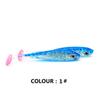 5PCS Silicone T-tail Soft Bait Artificial Jigging Wobblers Biomimetic Fish Bait  Sea