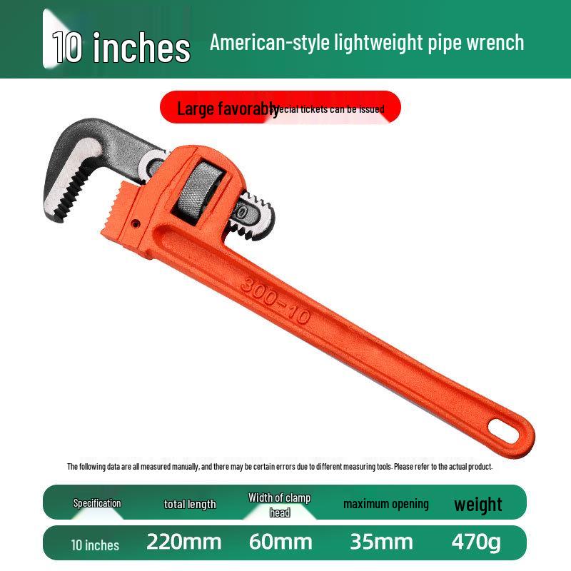 

Трубный ключ ручной облегченный американского типа Jiutong - Linyi Hardware Tools