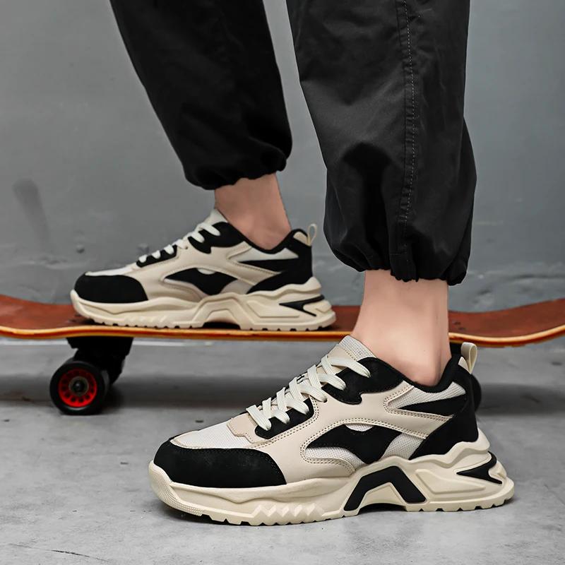 Men's Shoes Large Sizes Casual Sneakers  Soft Breathable Mesh Non-slip Wear-resistant Soles Comfortable Versatile Running Shoes