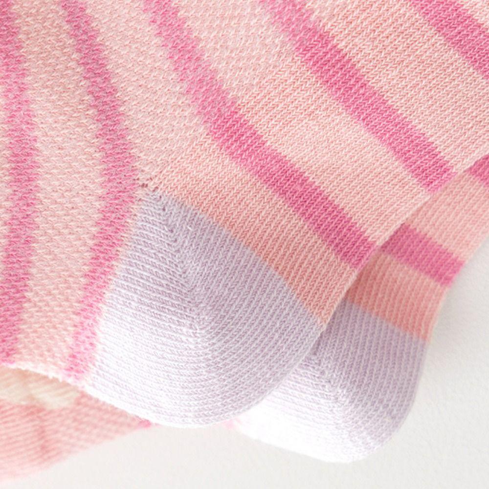 5Pairs Breathable Toddle Short Tube Socks Ruffle Newborn Socks Kawaii Baby Cotton Socks  Kids