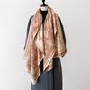 Imitation Cashmere Winter Fringed Shawl Fairy Wind Butterfly Versatile Mori Series Thickened Warm And Cold Scarf Dual-Purpose
