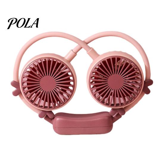 Long-Lasting Battery Life Fan Lazy Hanging Neck USB Rechargeable Portable Personal with 2-Speeds And Cooling 2-speeds Adjustable Hose Quiet