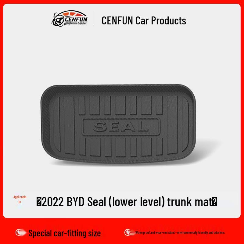 BYD SEAL/SEAL DMI Overseas Version TPE Floor & Trunk Mats with Galaxy Carpet Surface