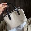 Multi-layer Canvas Shoulder Bag Elegant Computer Bag Fashion Canvas Tote Bag Women