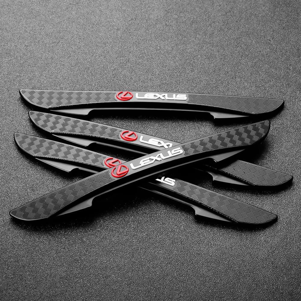 4 Stück Auto Türkantenschutzleisten Aufkleber Kollisionsschutz Kratzaufkleber für Lexus LS LC IS350 ES300 GS350 CT200h GX460 NX300