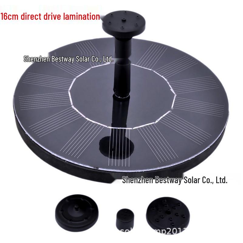 

Трансграничный солнечный перезаряжаемый плавающий цветной световой фонтанный насос для уличной поилки для птиц и ландшафта бассейна