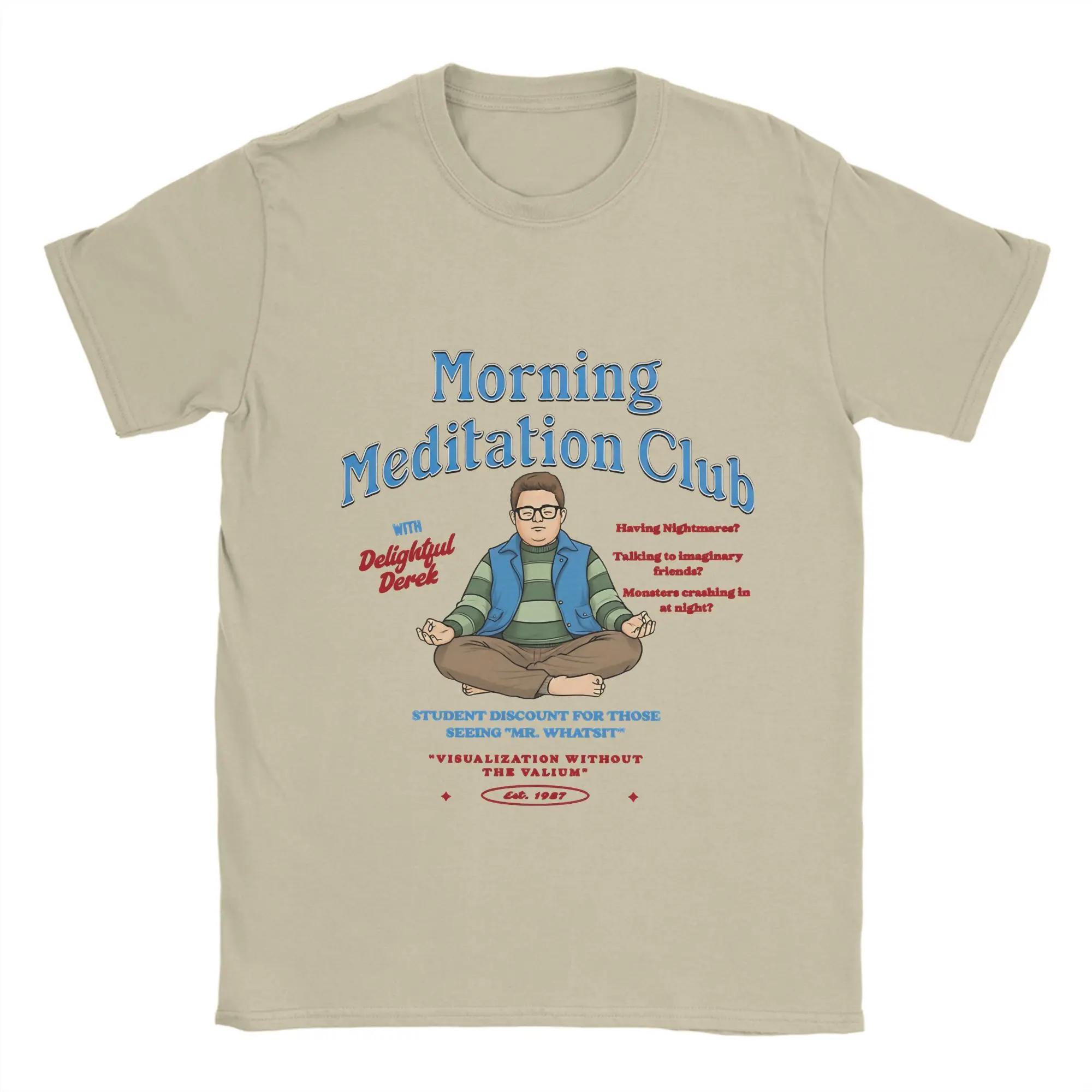 Delightful Derek Retro T Shirt Summer Fashion TShirts Mens 100 Cotton Comfortable Oversize Tees Sleeves Streetwear Tops S