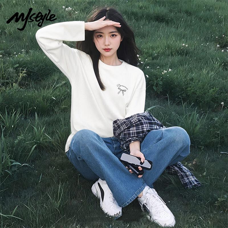 MJ STYLE Women s Pure Cotton Long-Sleeve T-Shirt 2XL