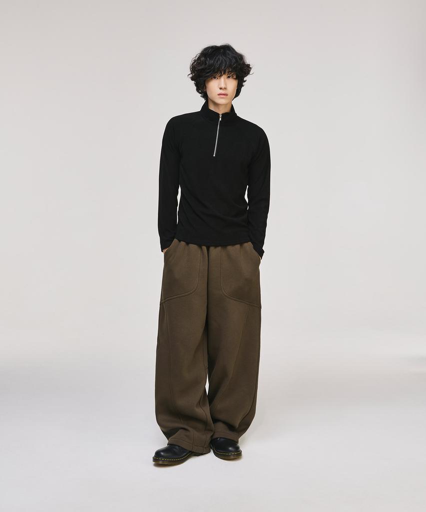 SIGNATURE Fatigue Curved Fleece-Lined Training Pants [Khaki]