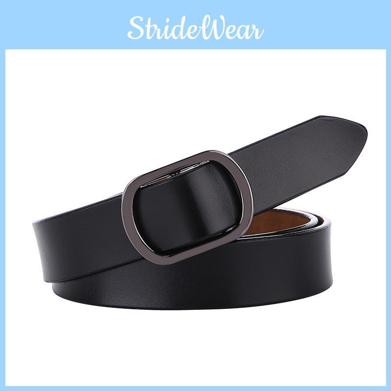 Retro Inspired Leather Belt For Ladies With Metal Clasp And Pure Leather Design