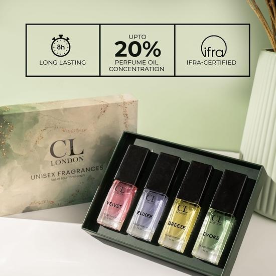 Carlton London Unisex Gift Set 4 Luxurious Long Lasting Love Fragrance Premium Eau De Parfum I With Lemon Rose and Musk scent