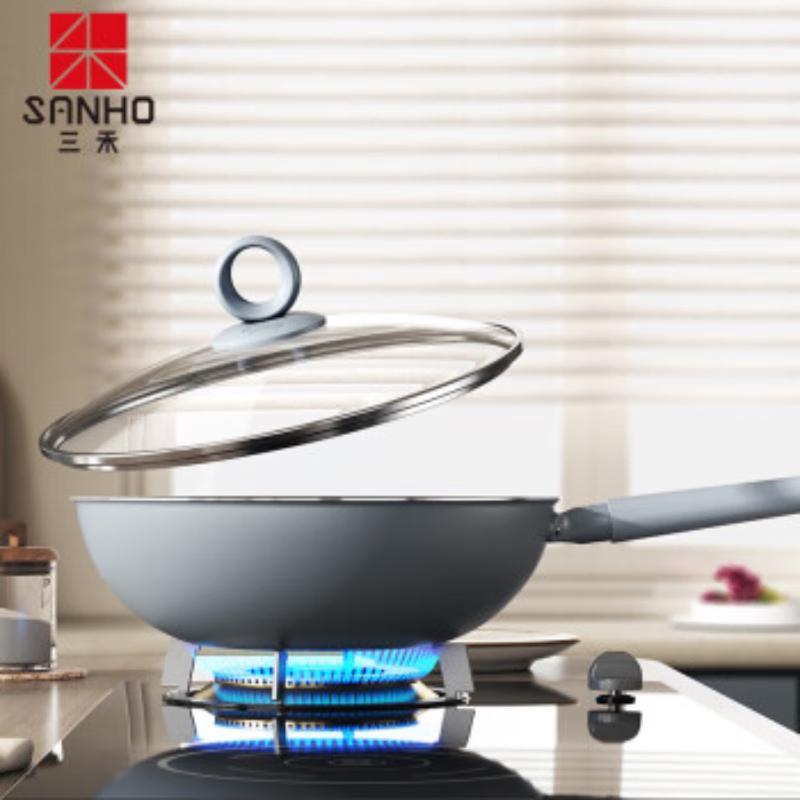 Sanhe Weina 0-Coating Non-Stick Wok