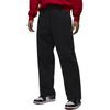 Brooklyn Fleece Oversize Fashion Comfortable Versatile Fleece Straight Leg Knit Sweatpants Men Bottoms Black Sail-White IB7239010