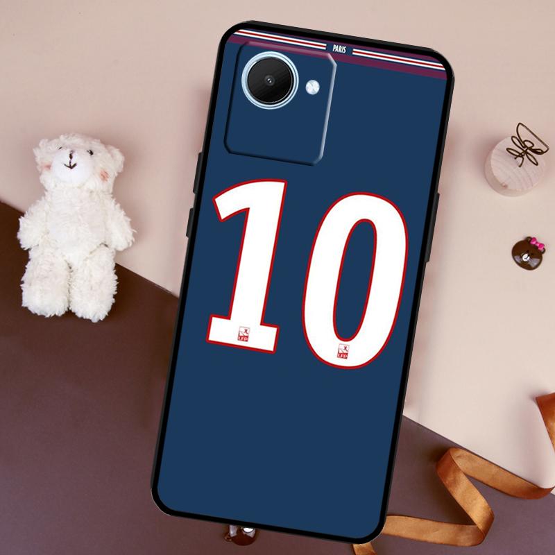 

FootBall Number 10 7 Case For Realme 10 9 8 Pro 8i 9i C35 C31 C30 C25 C21 Y C15 C11 GT Neo 2 3 2T 3T GT Master Realme GT Neo 3T