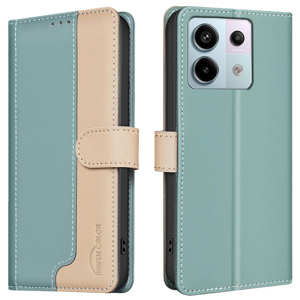 For Xiaomi Poco X6 5G/Redmi Note 13 Pro 5G Case Leather Stand Phone Cover