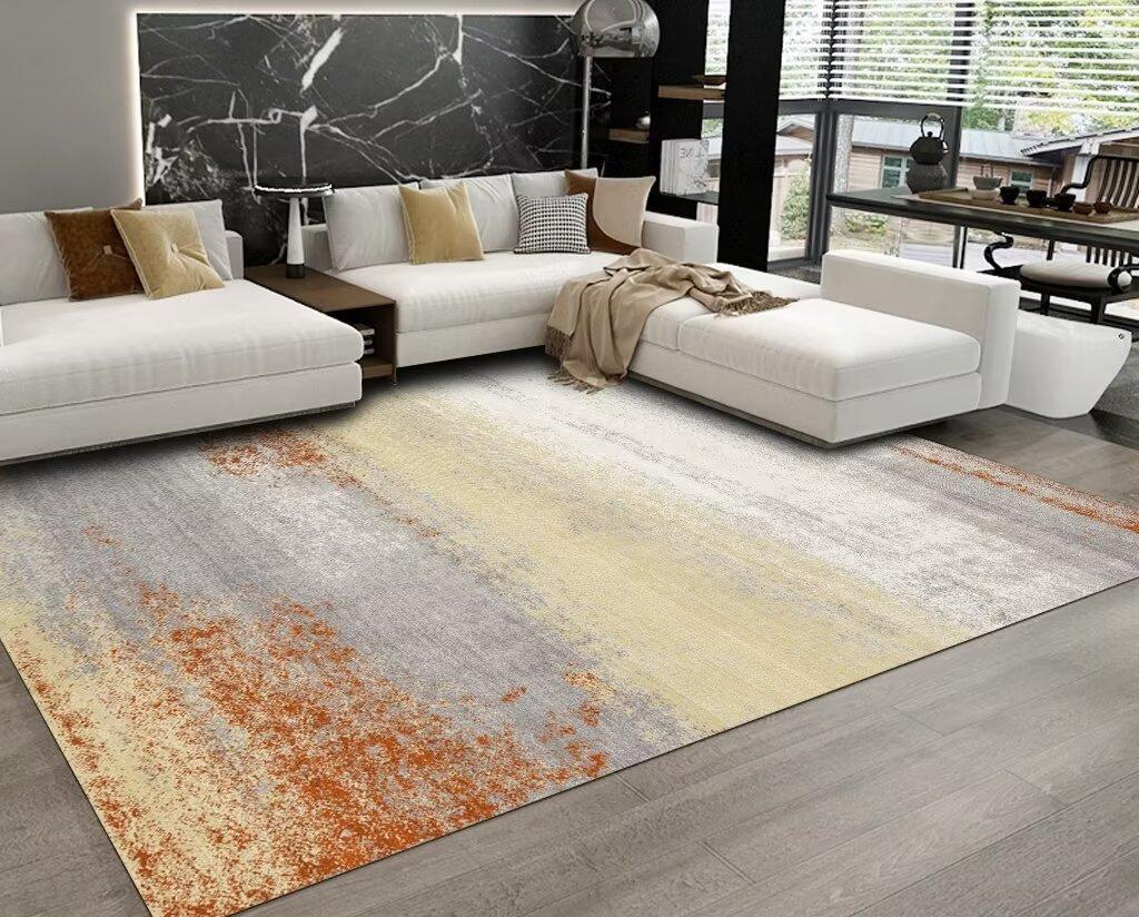 Modern Abstract Living Room Decoration Carpet Simple 200x300 Lounge Rugs Soft Anti-slip Dirt-resistant Bedside Mat Easy Cleaning