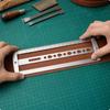 Belt Hole Positioning Guide Ruler Graduated Strap Alignment Template Rustproof