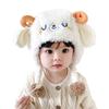 Baby hat autumn and winter cute little cashmere ear protection hat warm boy and girl baby pullover hat windproof infant and toddler