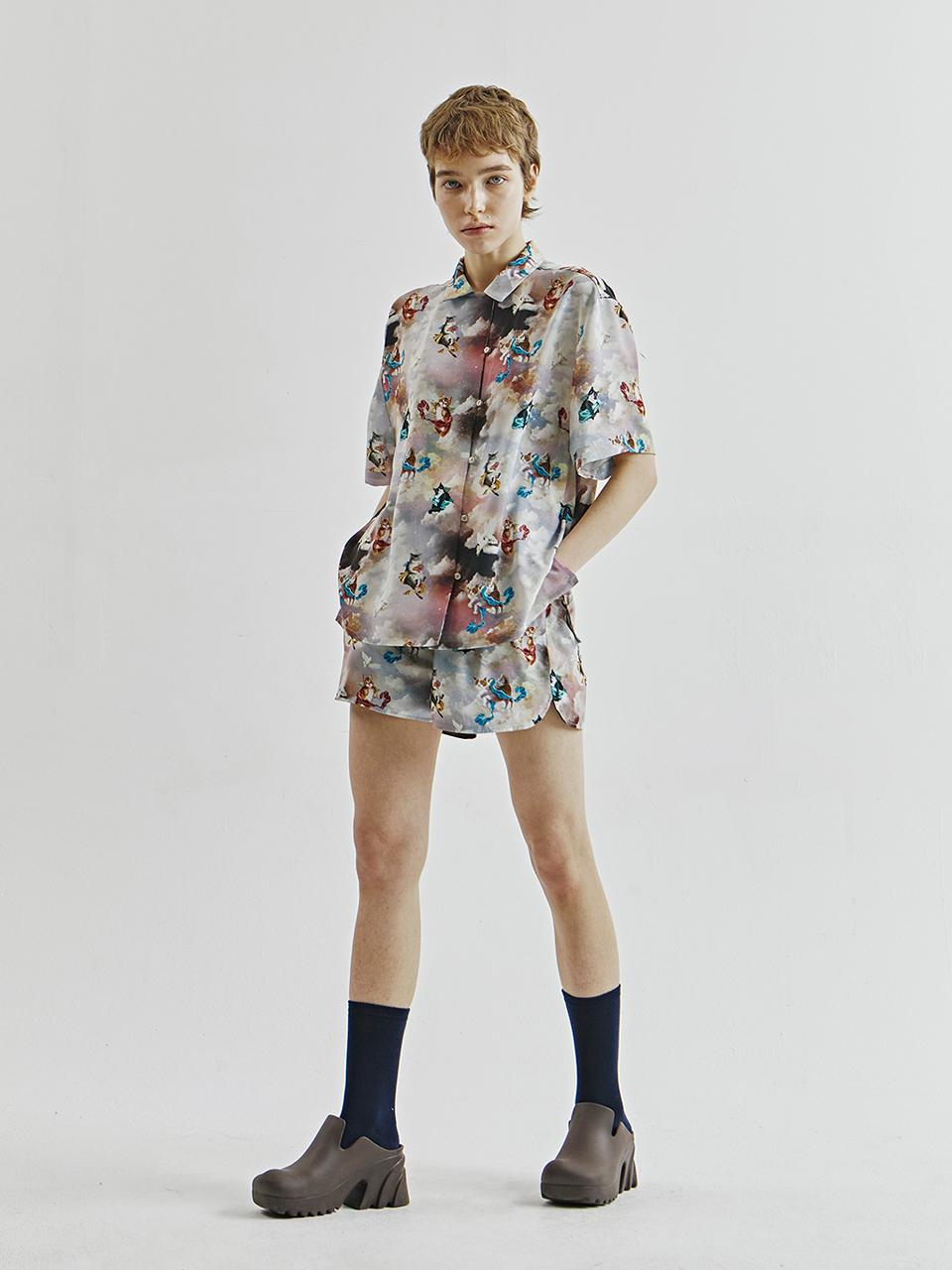 Vegan Tiger Women S Print Half Shirt (Brown) Free