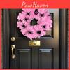 Halloween Spider Pink Wreath Door Hanging Ornament For Party Decor Venue Setup