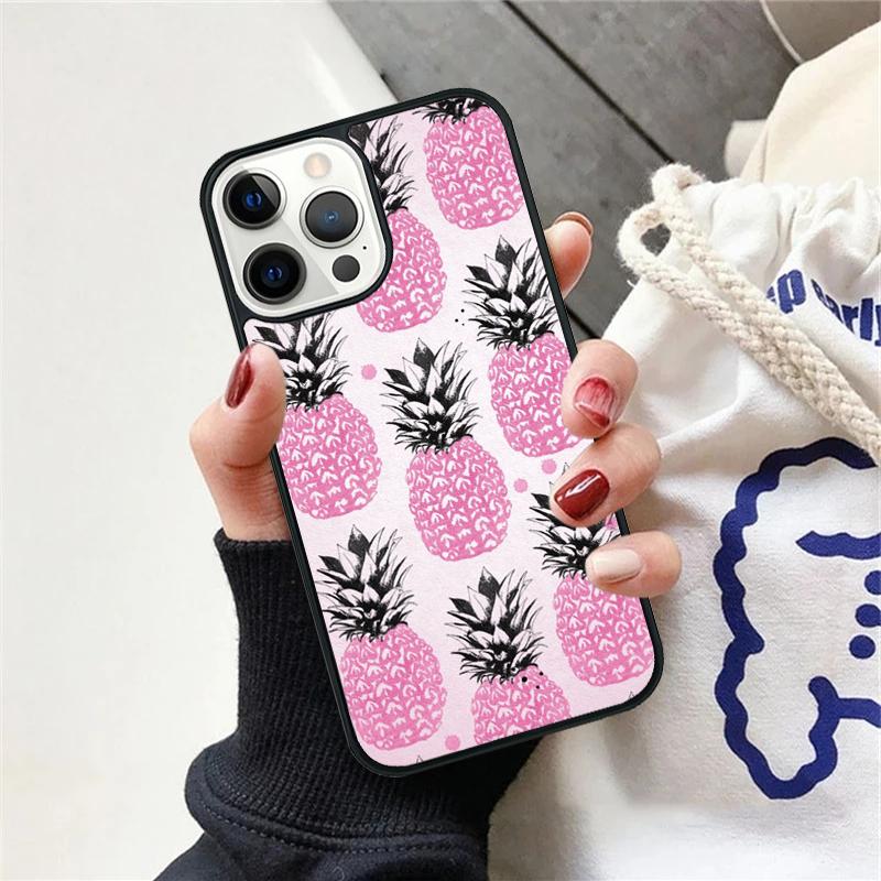 Tropical Pineapple Phone Case For iPhone 17 Air 15 16 Cover  11 13 14 Pro Max 12 Plus Max Fundas