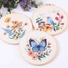 Butterfly DIY Embroidery Kits Bird Embroidery DIY Materials  Art Needlework