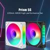 12Cm Argb 4 Pin Computer Case Fan Quiet Cooling 12V Large Air Volume 800-1600Rpm For Desktop Gaming Pc Build