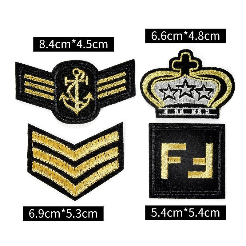 Badge Cloth Sticker Clothes Pants Patch Sticker Down Jacket Jeans Hole Repair Sticker Pattern Embroidery Sticker