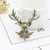5 pièces broche cerf Vintage mode hommes populaire mignon unisexe animaux broches manteau col épinglettes vêtements accessoires bijoux cadeaux