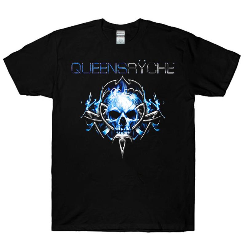 Queensryche Skull Black T Shirt XXXXL