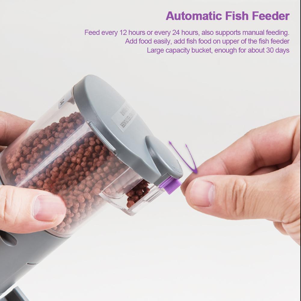 Intelligent Timing Automatic Fish Feeder Auto Feeding Machine for Aquarium Fish Tank