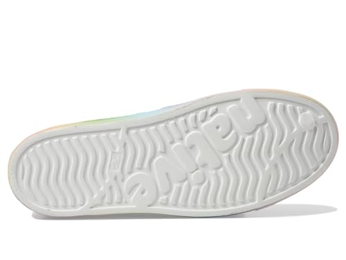 Chaussures d'eau Jefferson Print Native Shoes, Blanc Coquillage/Transparent/Dégradé Arc-en-ciel, Pointure 23,5 cm (ré)
