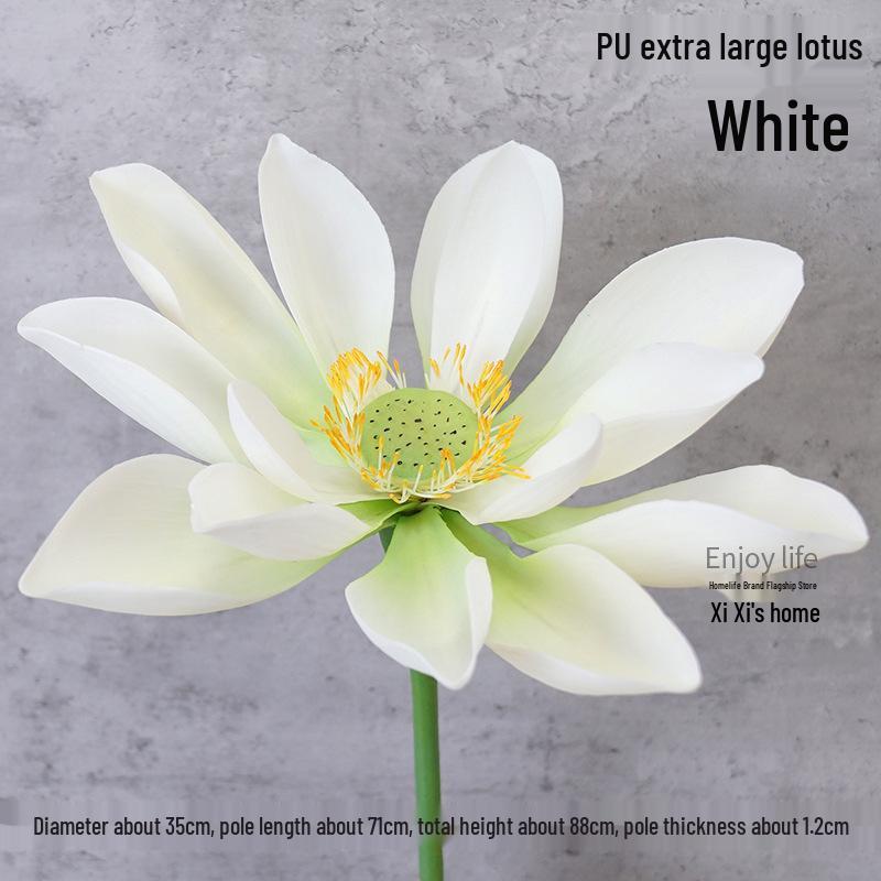 Artificial Lotus Leaf Pond Scenery Props with Stem for Stage and Landscape Photography