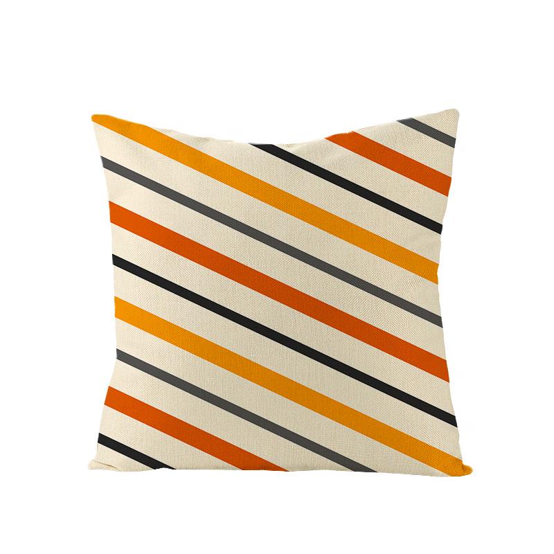 New Home Furnishings Halloween Polyester Pillow Case Home Pumpkin Ghost Fire Cushion Waist Pillow Case